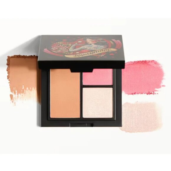 🍭3/$25🍭REINA REBELDE On Your Face Contour + Color Trio Face Palette in ADORADA - Picture 3 of 6